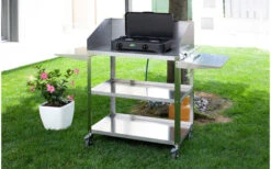 CF Parker 2-flammiger Gaskocher Ohne Zündsicherung Anthrazit