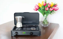 CF Parker 2-flammiger Gaskocher Ohne Zündsicherung Anthrazit -Wild Und Frei 397944 2906034