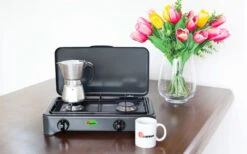 CF Parker 2-flammiger Gaskocher Mit Zündsicherung Anthrazit -Wild Und Frei 397968 2906103