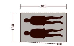 Outwell Freistehendes Innenzelt Blau -Wild Und Frei 439200 3116115