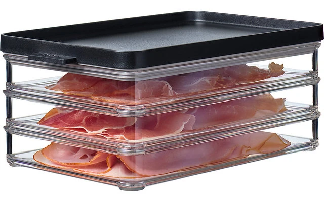 Mepal Omnia Kühlschrankdose Aufschnitt 3-lagig 1,5 Liter Nordic Green 4 Mepal Omnia Kühlschrankdose Aufschnitt 3-lagig 1,5 Liter Nordic Green – Bild 2