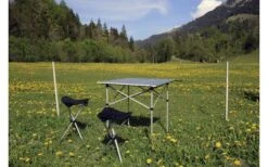Basic Nature Travelchair Rolltisch Klein 70 X 70 Cm -Wild Und Frei 504137 3331743