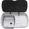 Thetford Argent Sink Spülbecken Links 9,6 Liter -Wild Und Frei 510416 3381018