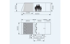 Dometic Rarotonga DA FTT 401 AIR TC LH Aufblasbares Driveaway Vorzelt 3 M Modell Links -Wild Und Frei 707879 4802012