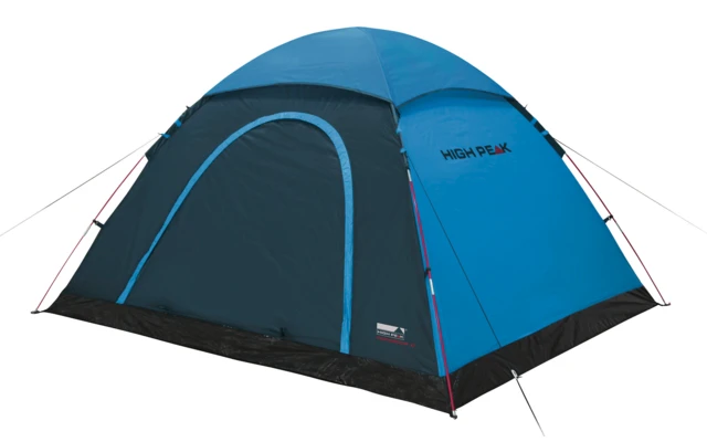 High Peak Monodome XL Freistehendes Einfachdach Kuppelzelt 4 Personen Blau/grau 3 High Peak Monodome XL Freistehendes Einfachdach Kuppelzelt 4 Personen Blau/grau