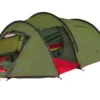 High Peak Falcon 4 LW Lightweight 4 Personen Tunnelzelt Aluminium Gestänge Olive/rot