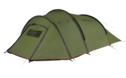 High Peak Falcon 4 LW Lightweight 4 Personen Tunnelzelt Aluminium Gestänge Olive/rot -Wild Und Frei 733376 4904132