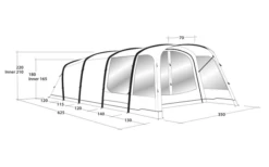 Outwell Avondale 5PA Tunnelzelt -Wild Und Frei 737546 4971980
