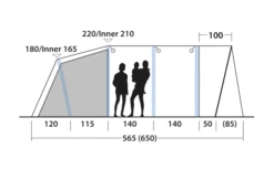 Outwell Avondale 6PA Tunnelzelt -Wild Und Frei 748511 5008592