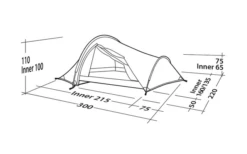 Robens Challenger 3XE Tunnelzelt Grün -Wild Und Frei 771890 5131130