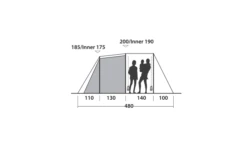 Easy Camp Huntsville 600 Tunnelzelt Für 6 Personen -Wild Und Frei 782510 5172932
