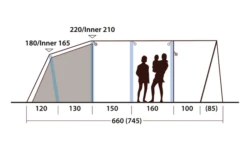 Outwell Hayward Lake 6ATC Aufblasbares Tunnelzelt 6 Personen 15 Outwell Hayward Lake 6ATC Aufblasbares Tunnelzelt 6 Personen -Wild Und Frei 789692 5207240