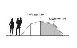 Outwell Earth 2 Doppelbeschichtetes Zelt -Wild Und Frei 790742 5217254