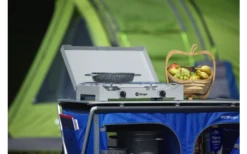 Berger 2-flammiger Gaskocher Silber, Grau 4,6 Kw Ohne Zündsicherung -Wild Und Frei 797756 5231420