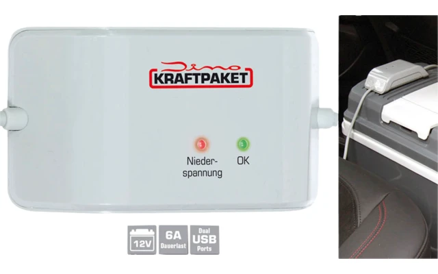 Dino Kraftpaket Batteriewächter 12V Für Kühlbox 3 Dino Kraftpaket Batteriewächter 12V Für Kühlbox
