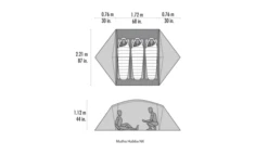 MSR Mutha Hubba NX V2 3 Personen Weiß -Wild Und Frei 819866 5300270